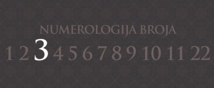 Numerologija broj 3