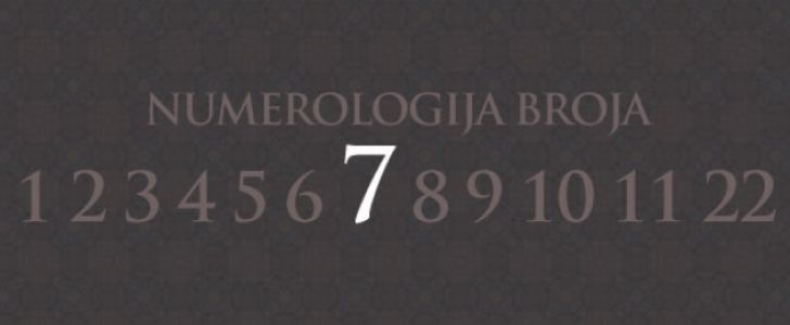 Numerologija broj 7